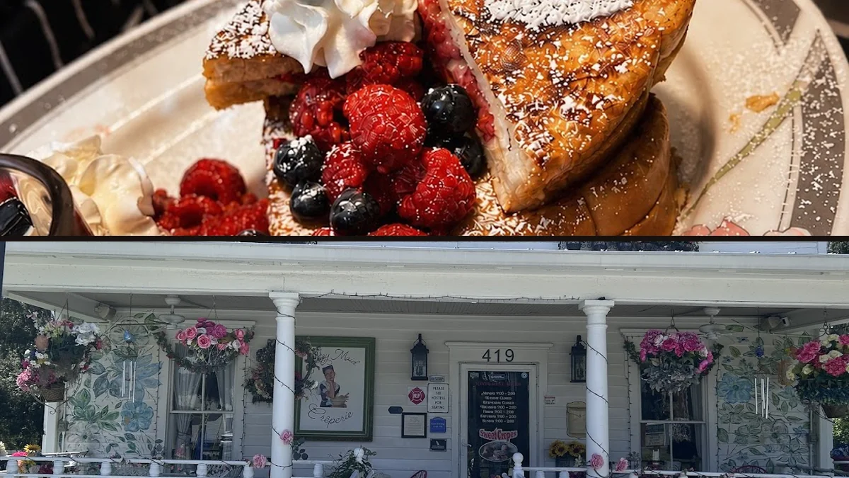 Savory and sweet crêpes ready for brunch.