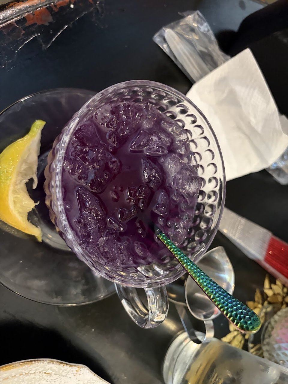 Iced Butterfly Pea Flower Tea
